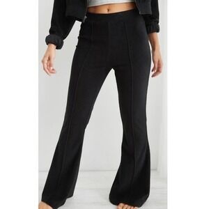Aerie Flare‎ Corduroy Legging Black Size Small High Waisted  Retro Y2K